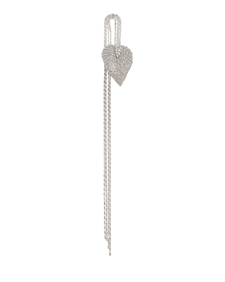 SMALL CRYSTAL LEAF NECKLACE