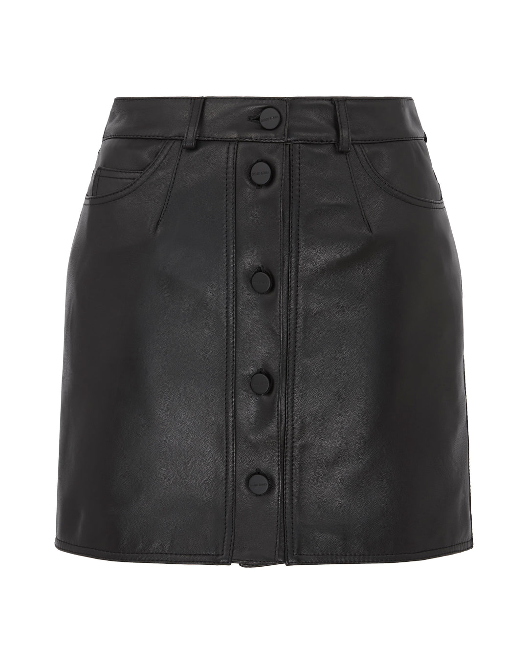LEATHER MINI SKIRT