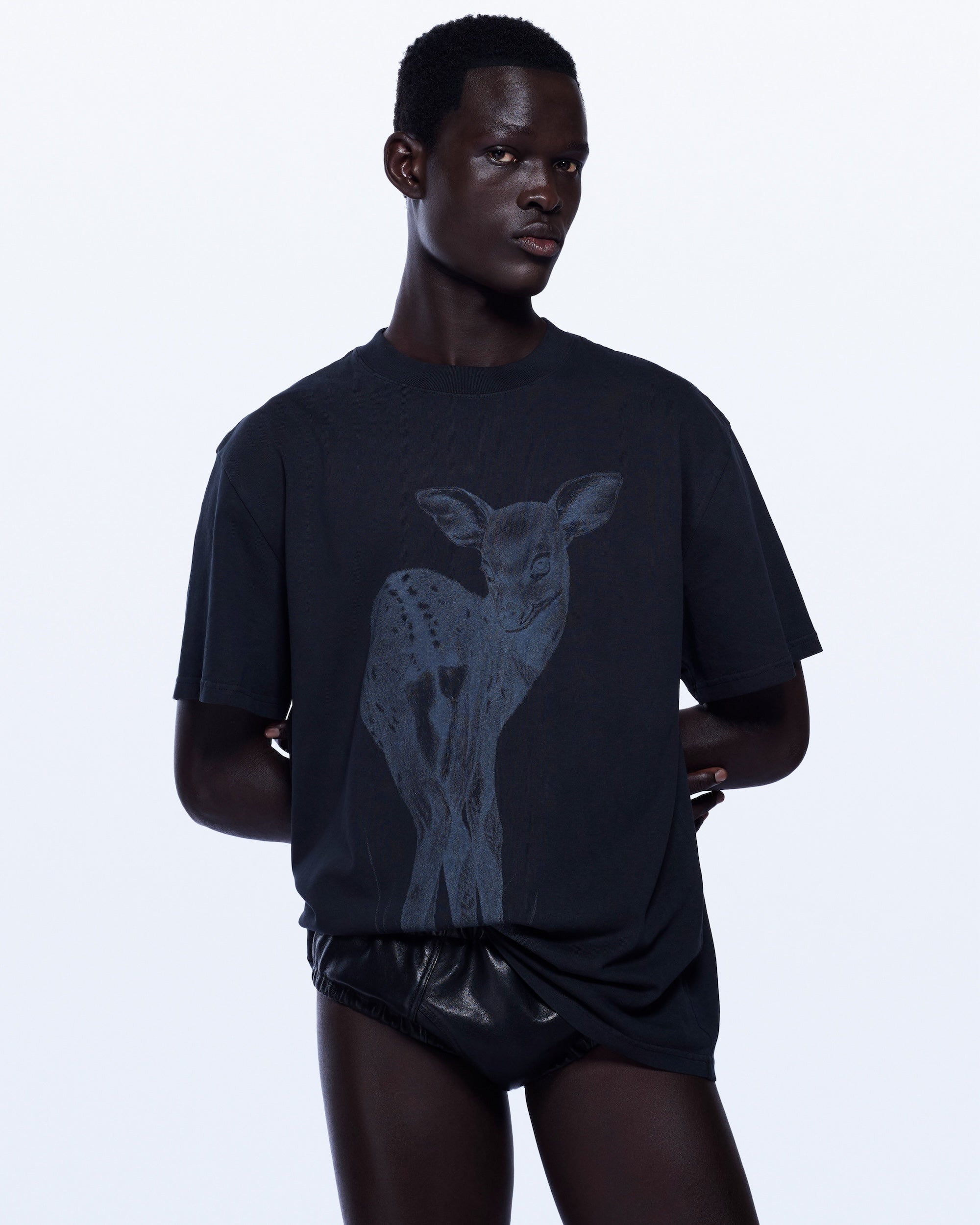 DEER PRINT T-SHIRT – David Koma