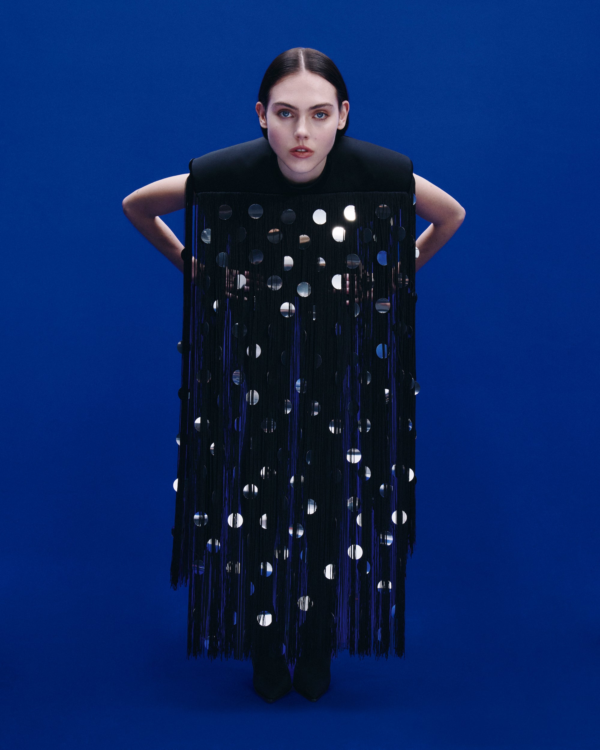 JERSEY MINI DRESS WITH CRYSTAL HUMMINGBIRD – David Koma