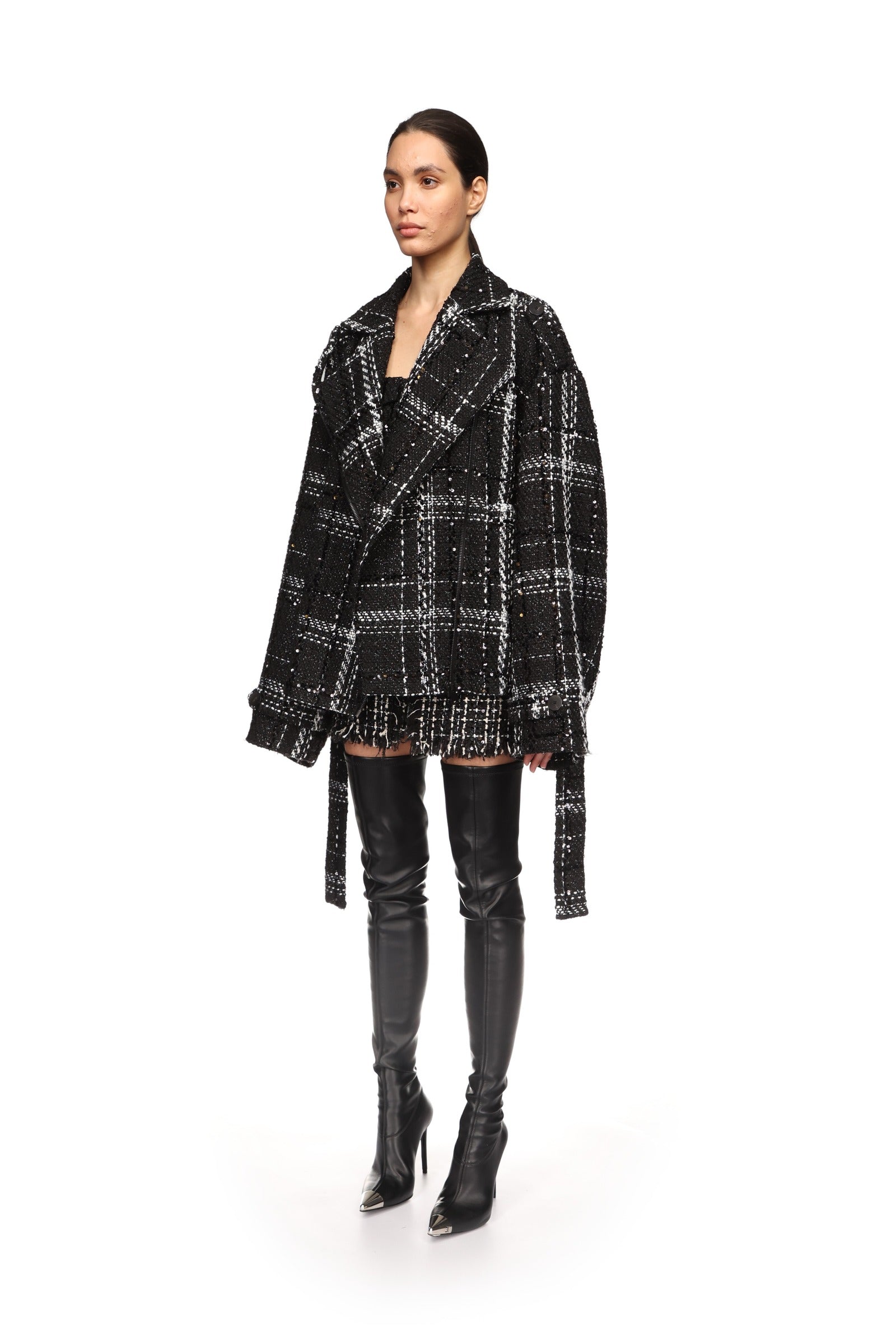 OVERSIZED TWEED JACKET – David Koma