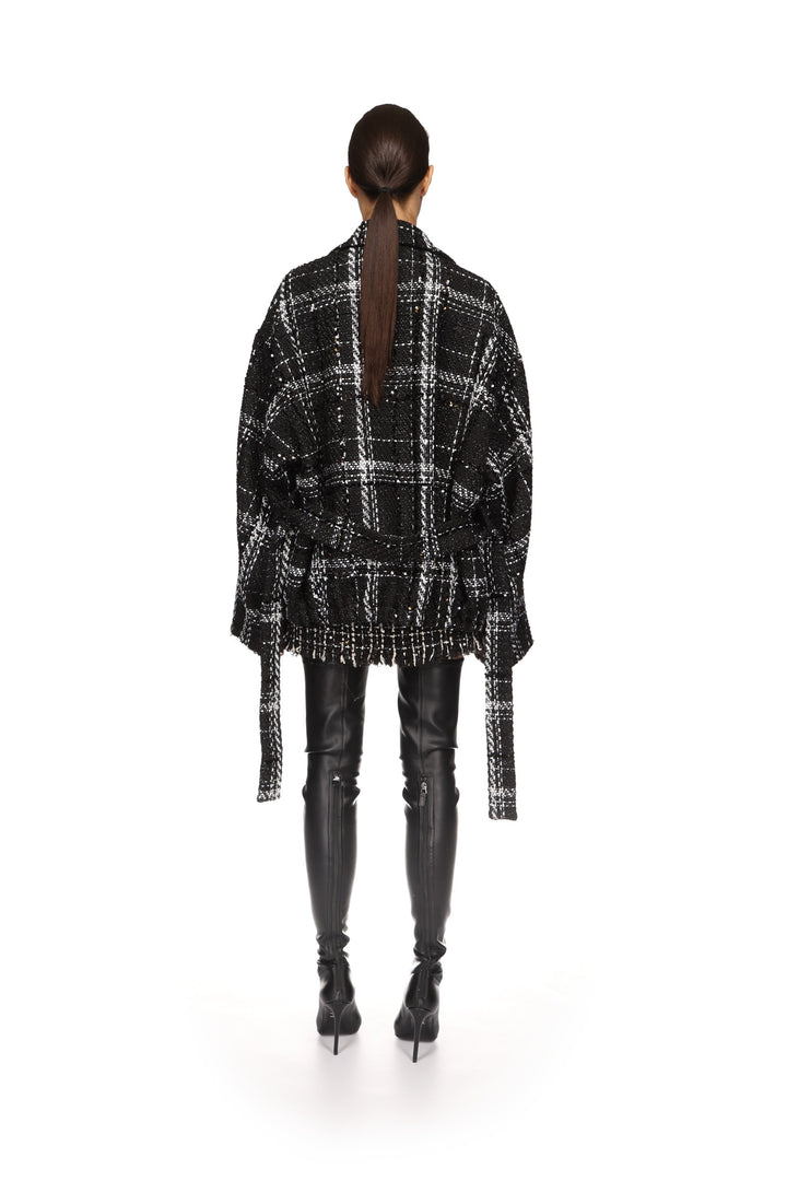 OVERSIZED TWEED JACKET