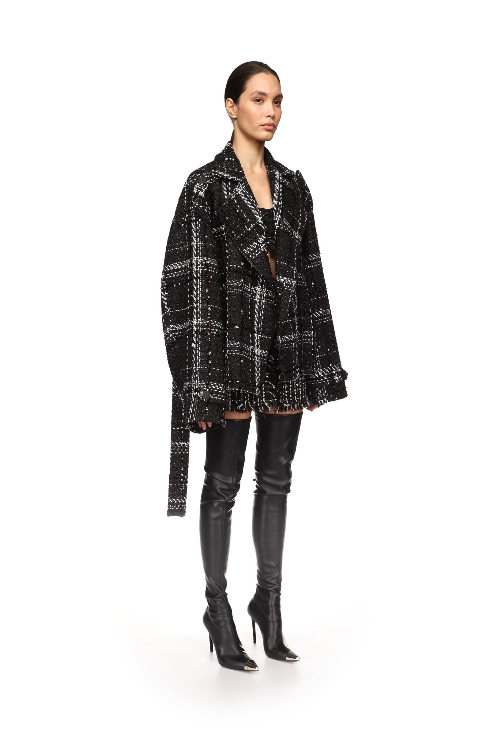 OVERSIZED TWEED JACKET – David Koma
