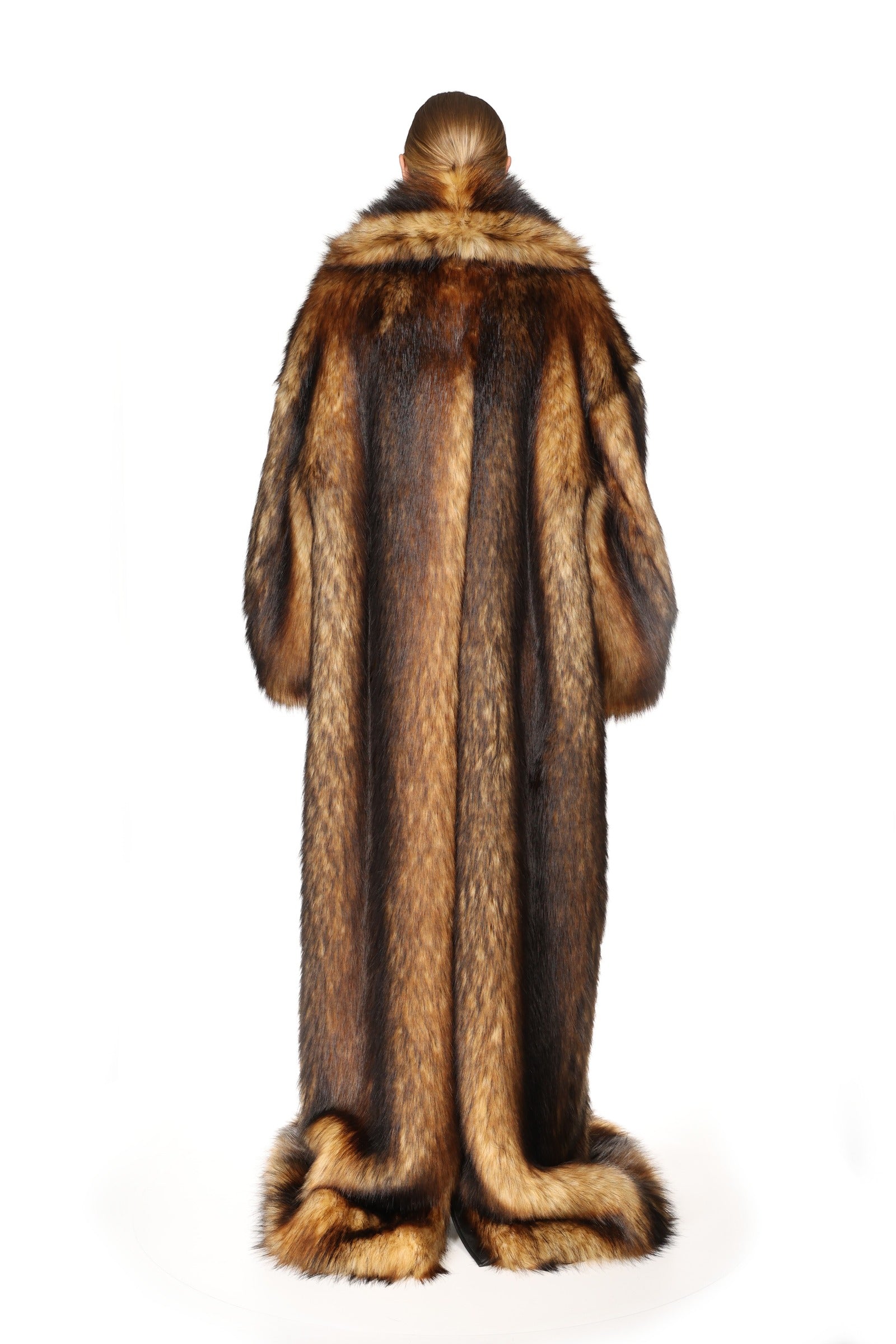 FAUX-FUR OVERSIZED COAT – David Koma