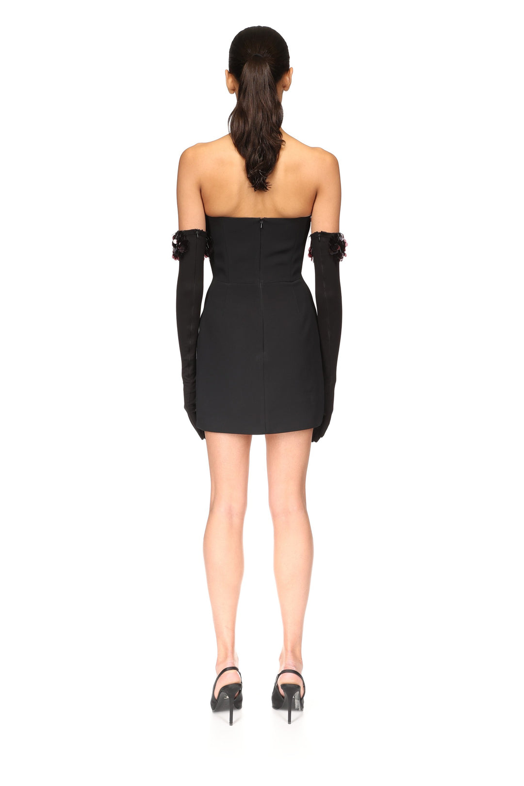 PAYETTE EMBROIDERED LONG JERSEY GLOVES