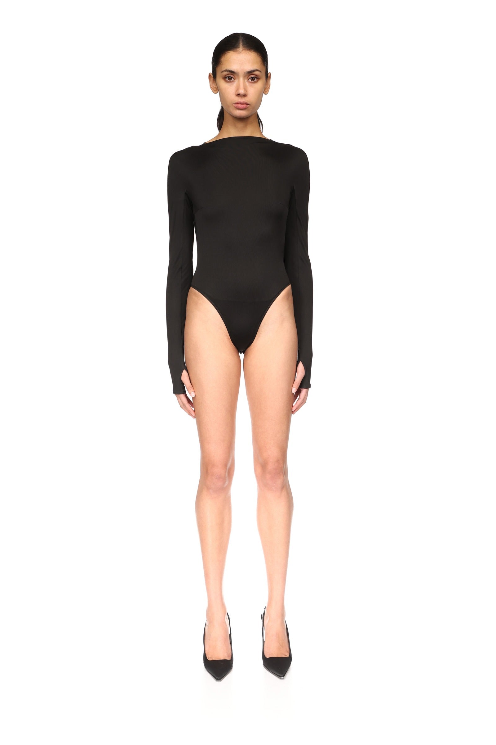 DAVID KOMA 売れ筋商品|||デヴィッド コーマ Tシャツ トップス レディース Bodysuits Black Bodysuits – David Koma