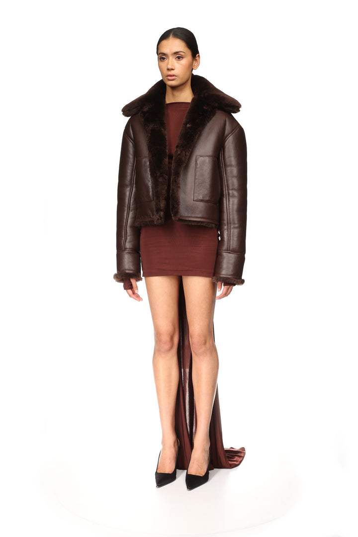 REVERSIBLE SHEARLING JACKET