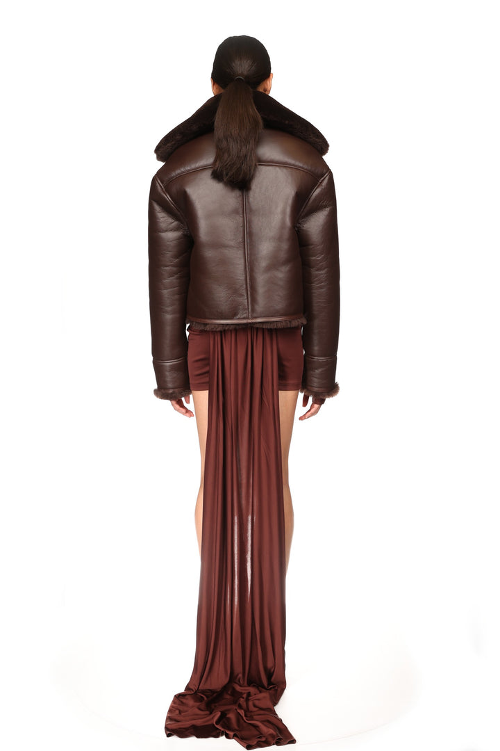 REVERSIBLE SHEARLING JACKET