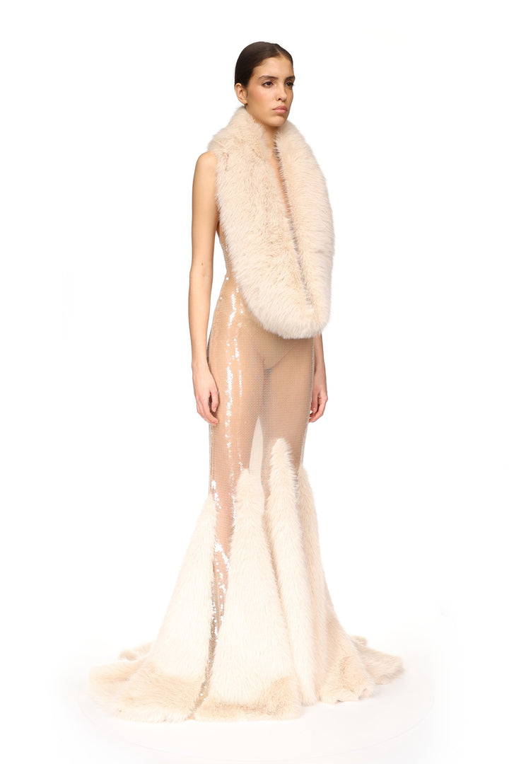 FAUX-FUR STOLE
