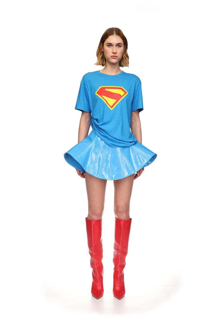SUPERGIRL x DAVID KOMA RHINESTONE T-SHIRT