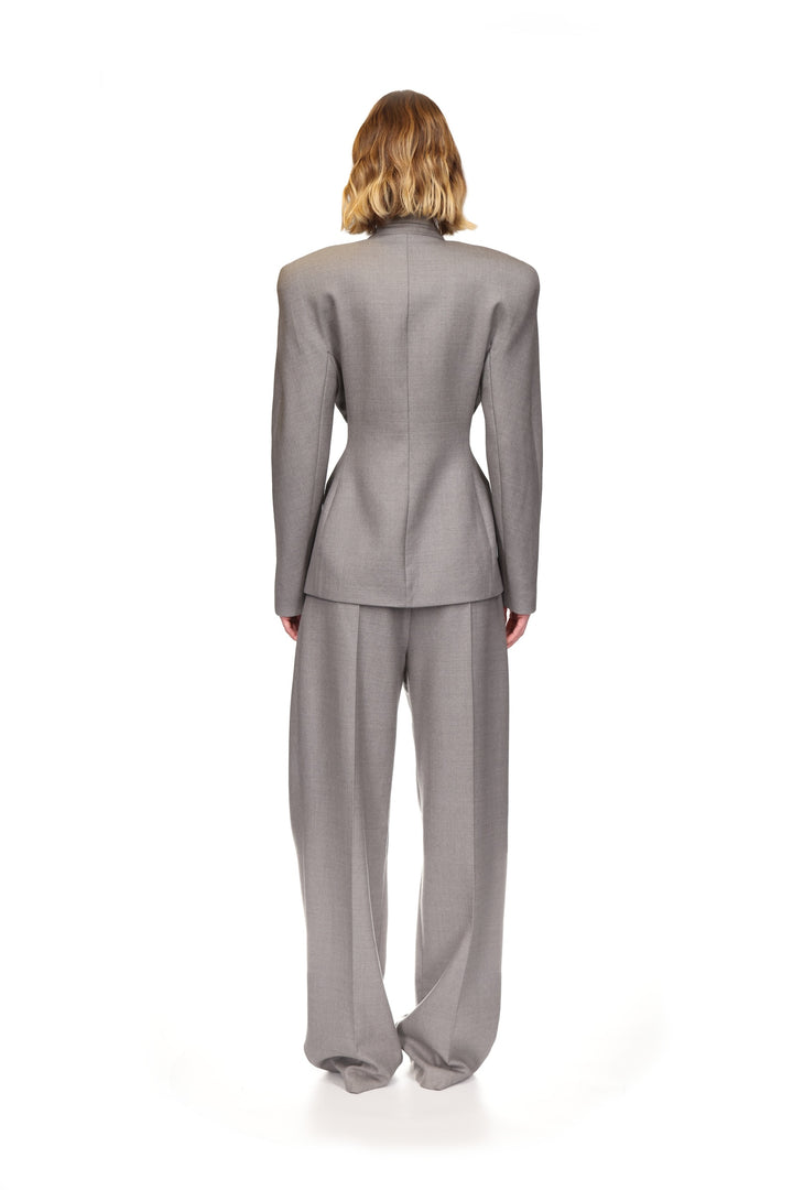 STRUCTURED SLEEVE TAILORED JACKET