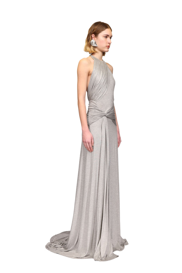 GATHERED JERSEY GOWN