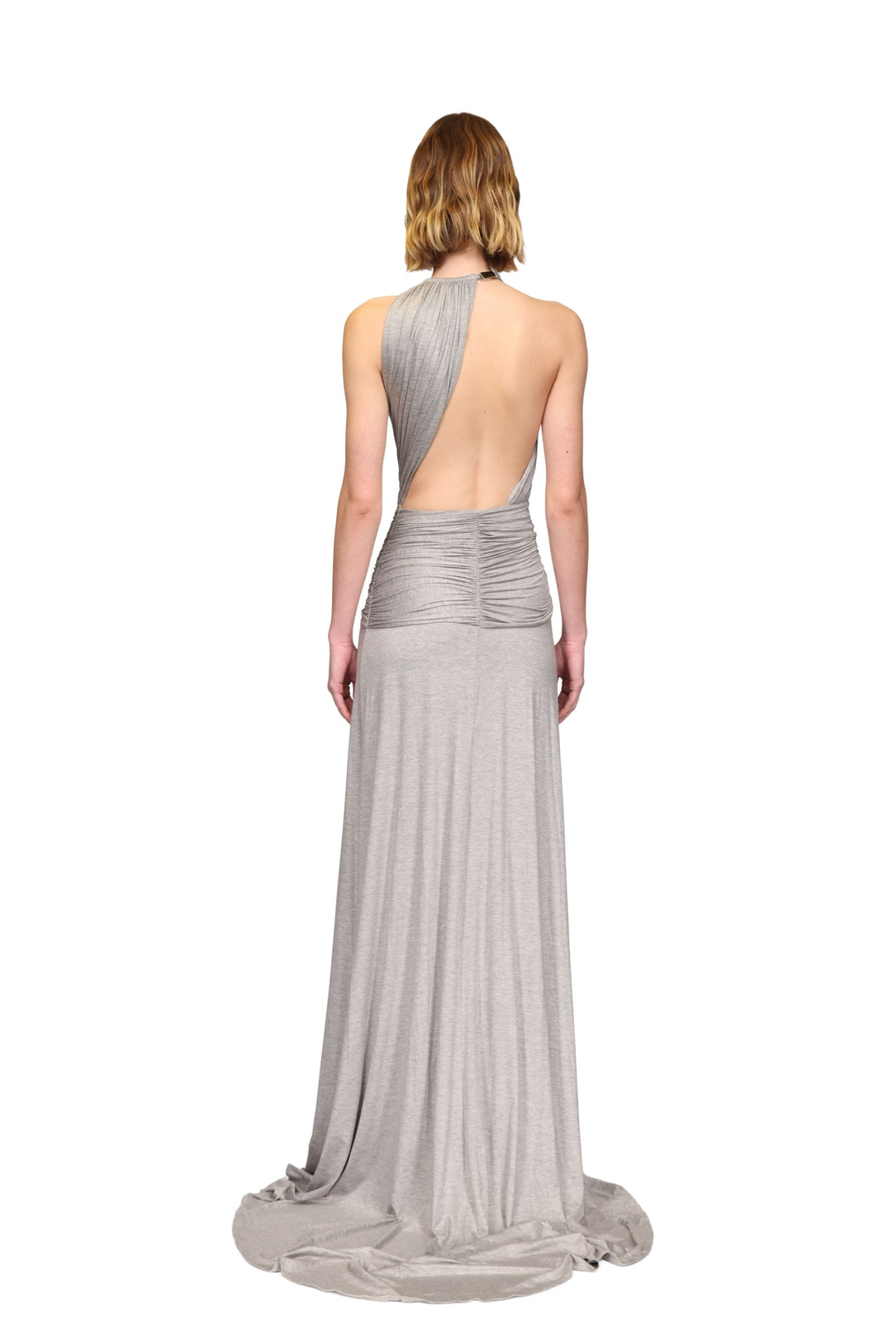 GATHERED JERSEY GOWN