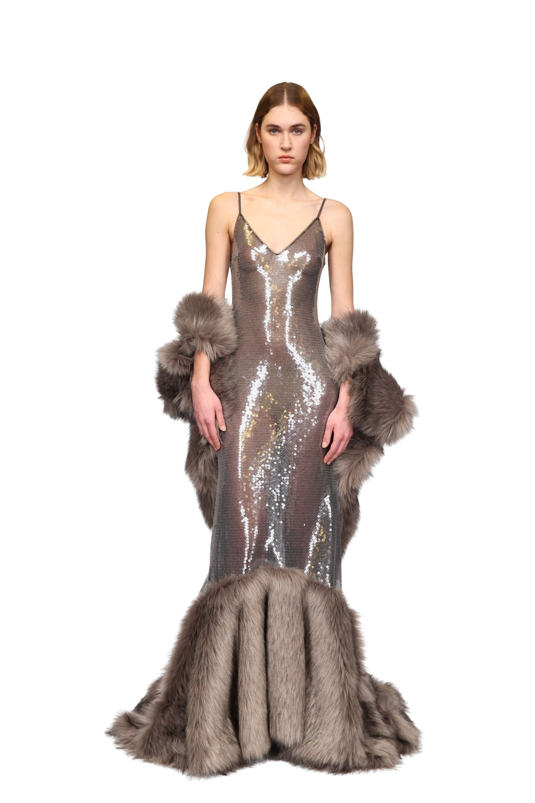 FAUX FUR STOLE