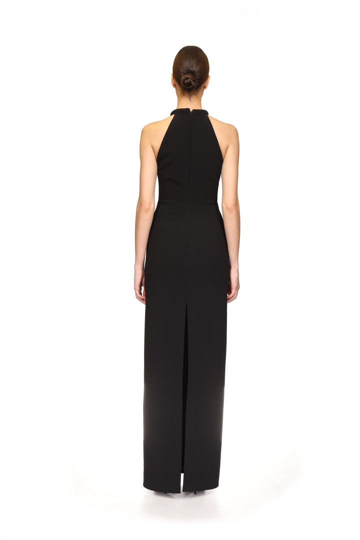 CRYSTAL STARS HALTER GOWN