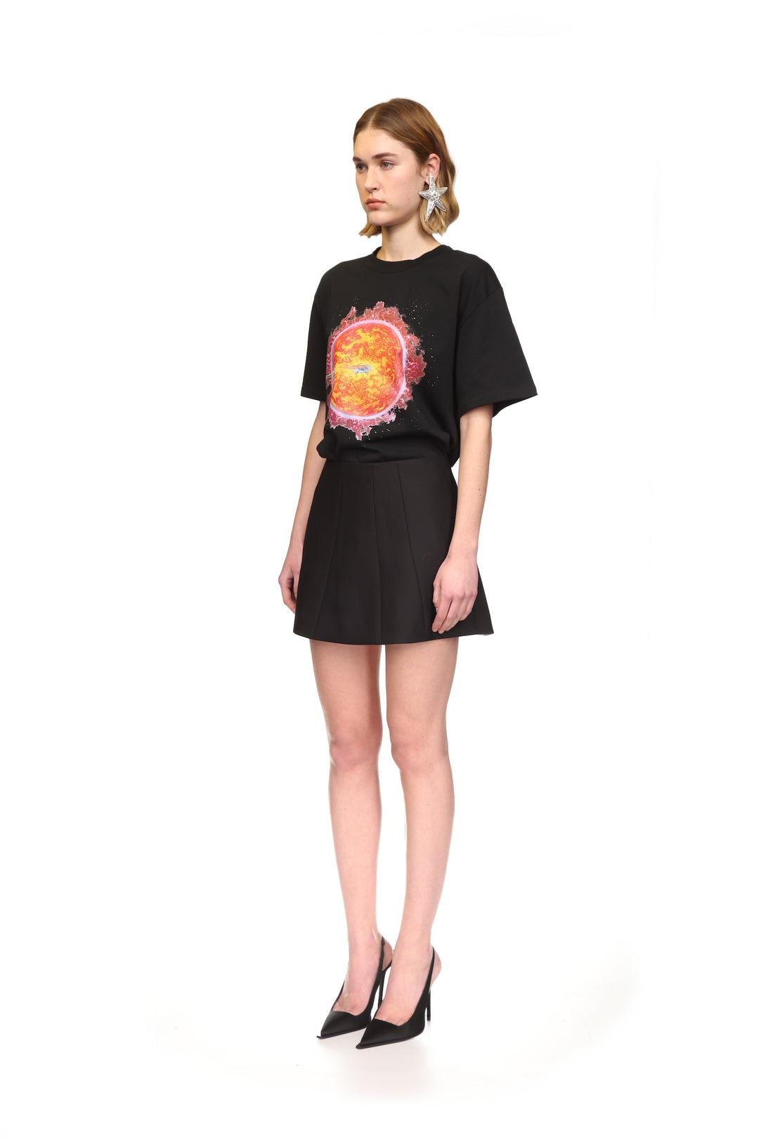 SUPERGIRL x DAVID KOMA PRINT T-SHIRT