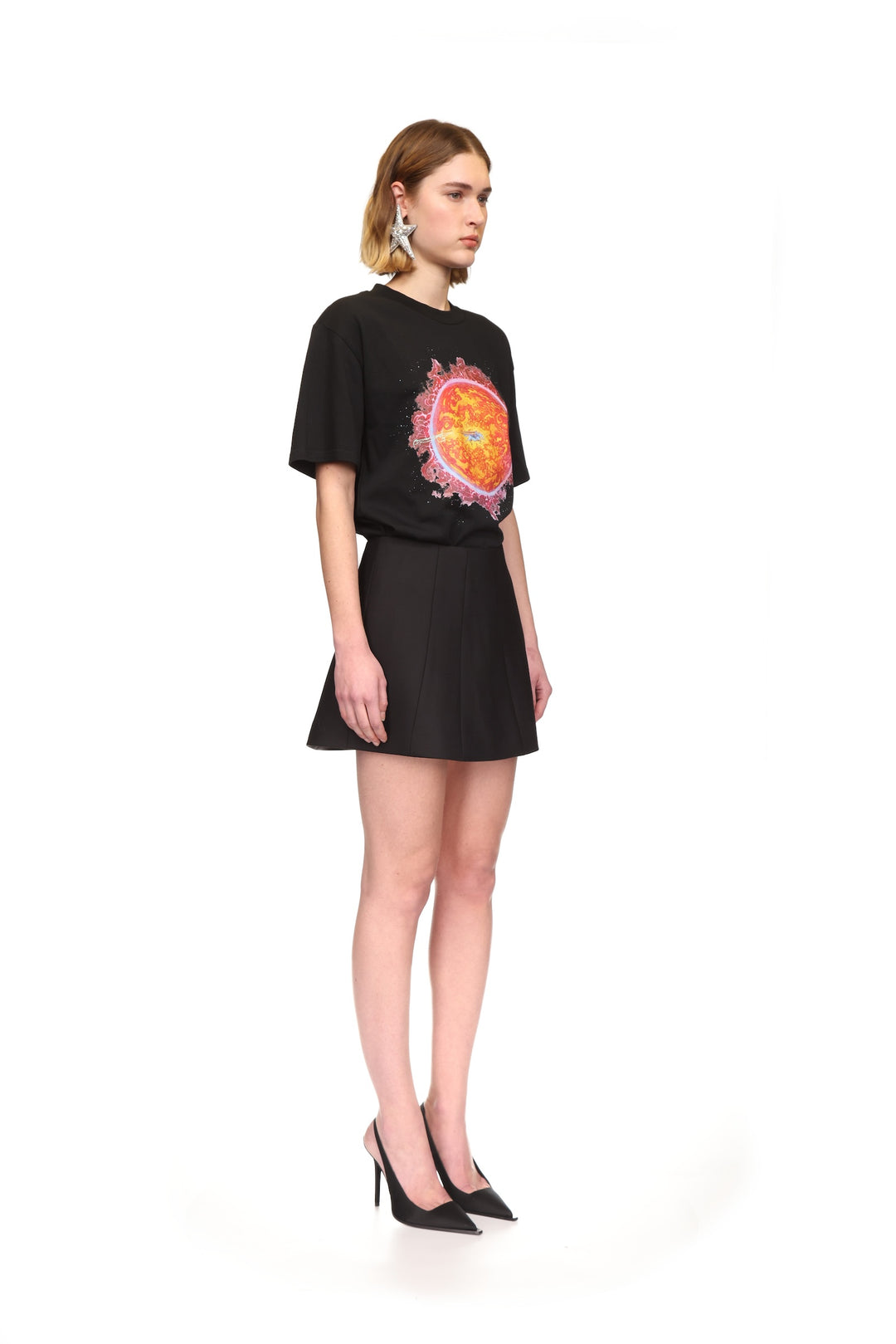 SUPERGIRL x DAVID KOMA PRINT T-SHIRT