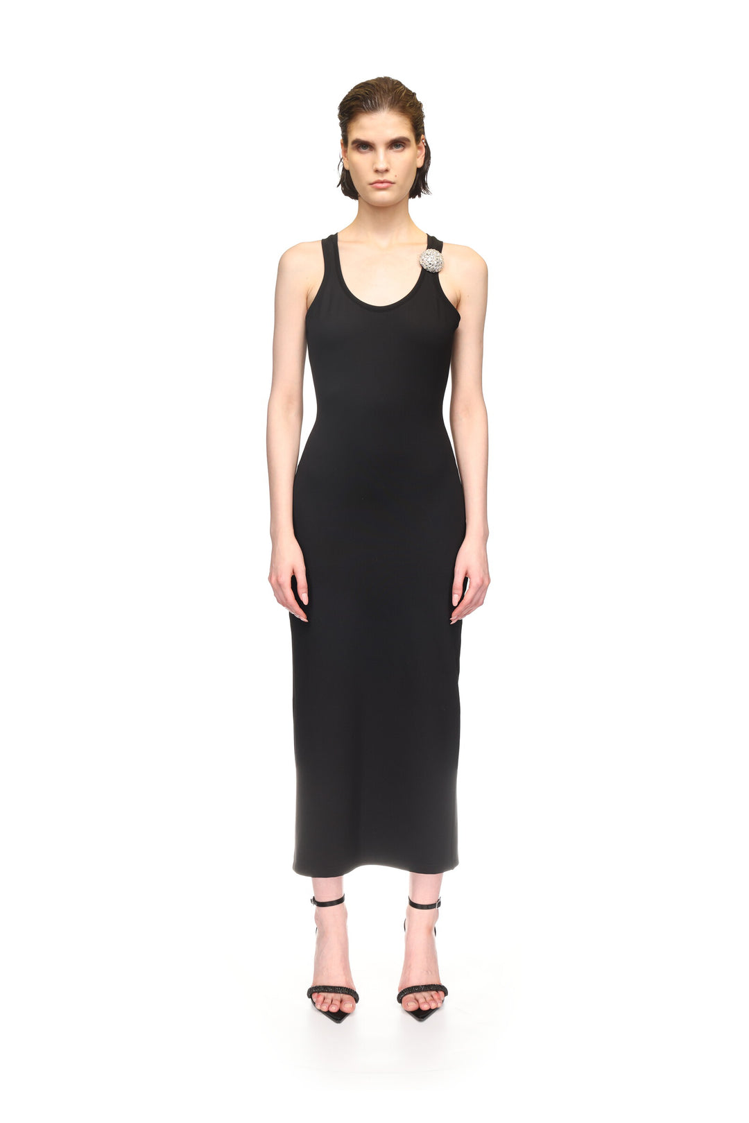 CRYSTAL BALL TANK MIDI DRESS