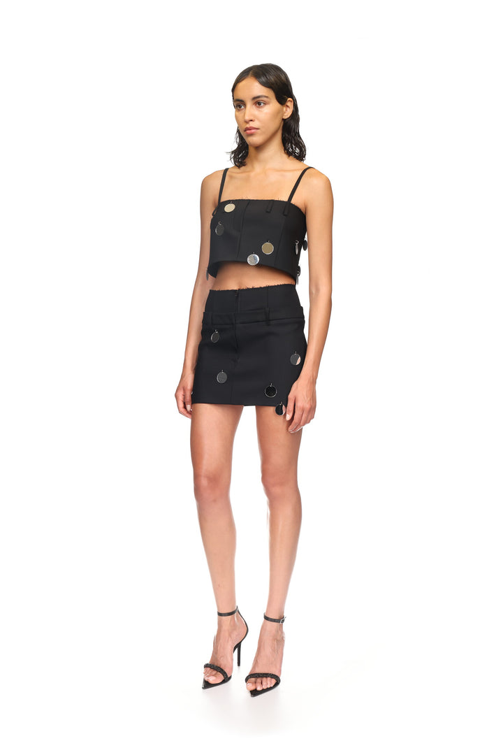 PLEXI MIRRORS MINI SKIRT
