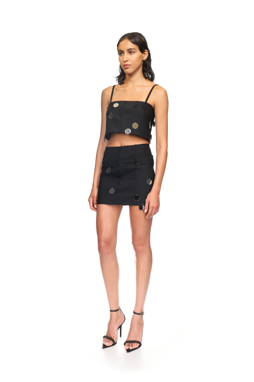 PLEXI MIRRORS BOXY CROP TOP