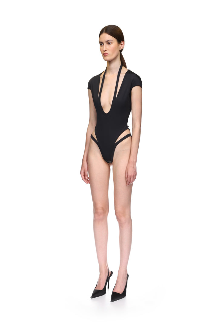 U SHAPE NECKLINE SWIMSUIT