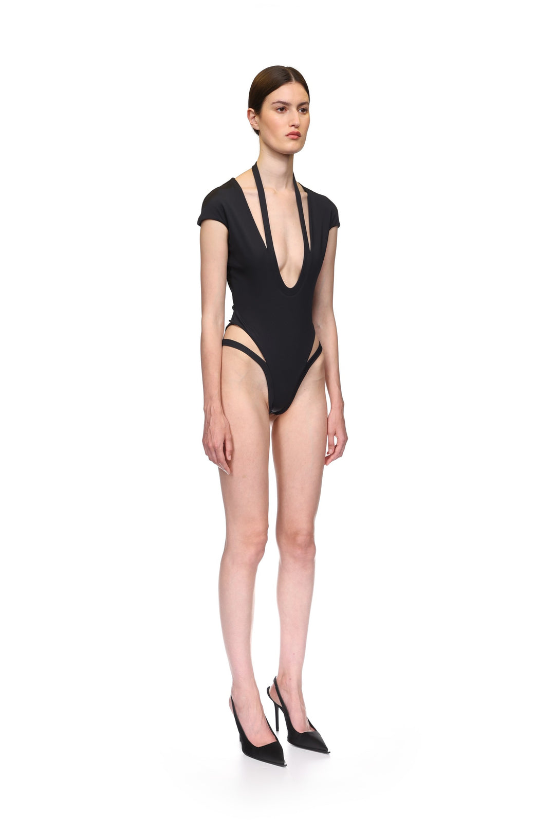 U SHAPE NECKLINE SWIMSUIT