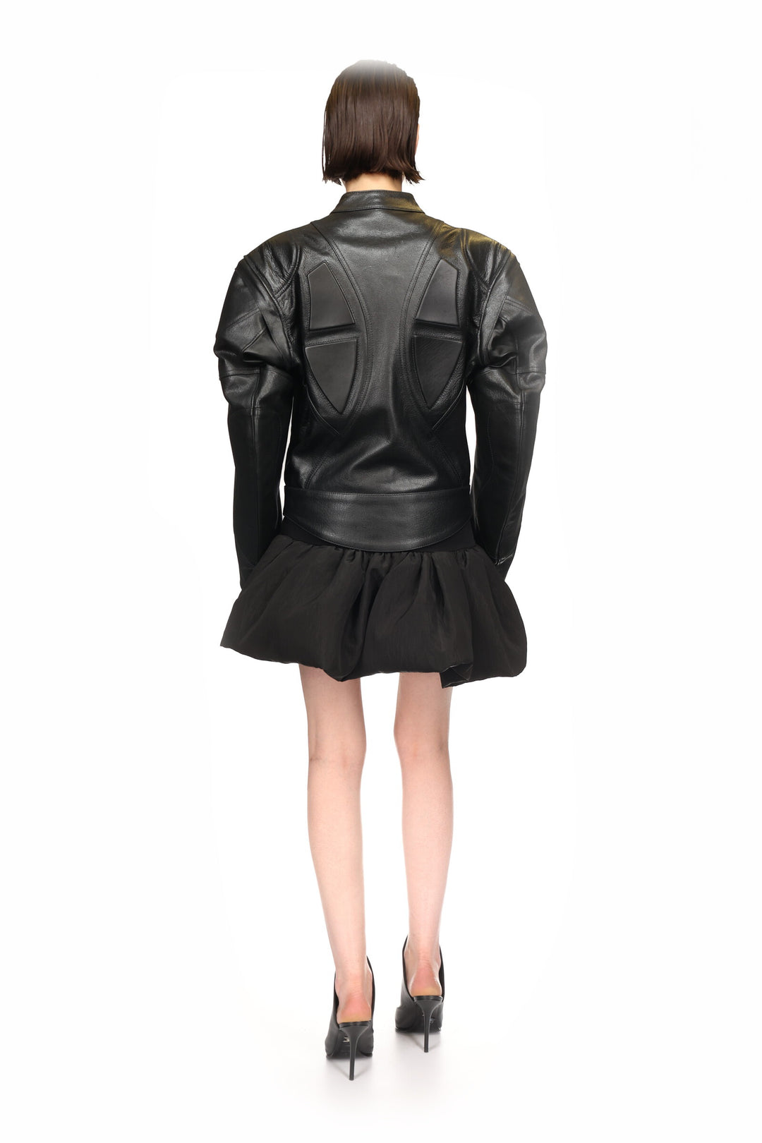 LEATHER BIKER JACKET