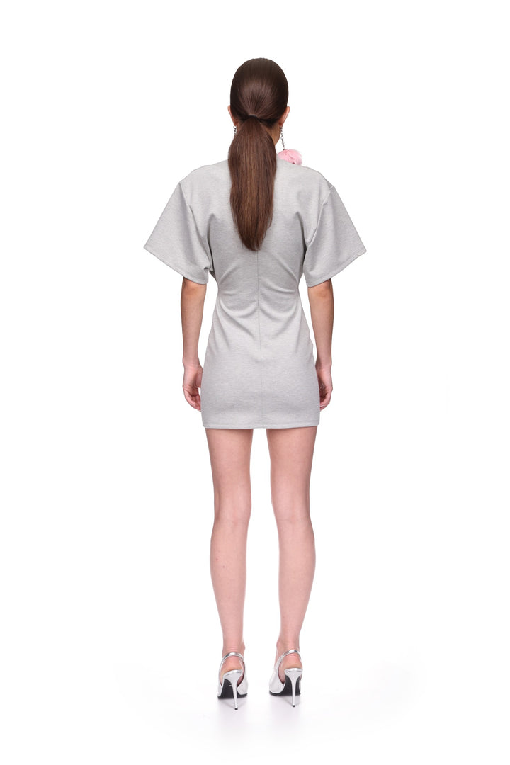 CRYSTAL HUMMINGBIRD SOFT JERSEY DRESS