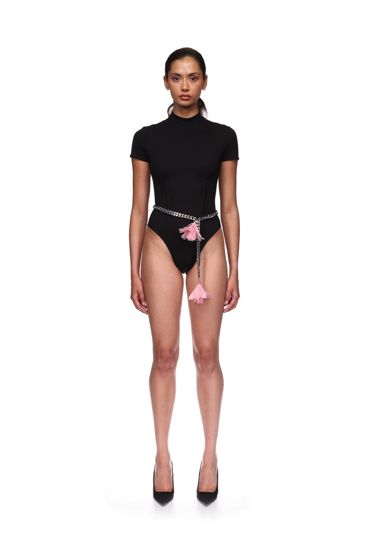 SHORT SLEEVE JERSEY BODYSUIT