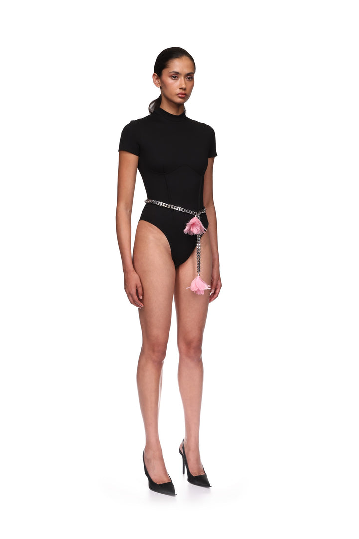 SHORT SLEEVE JERSEY BODYSUIT