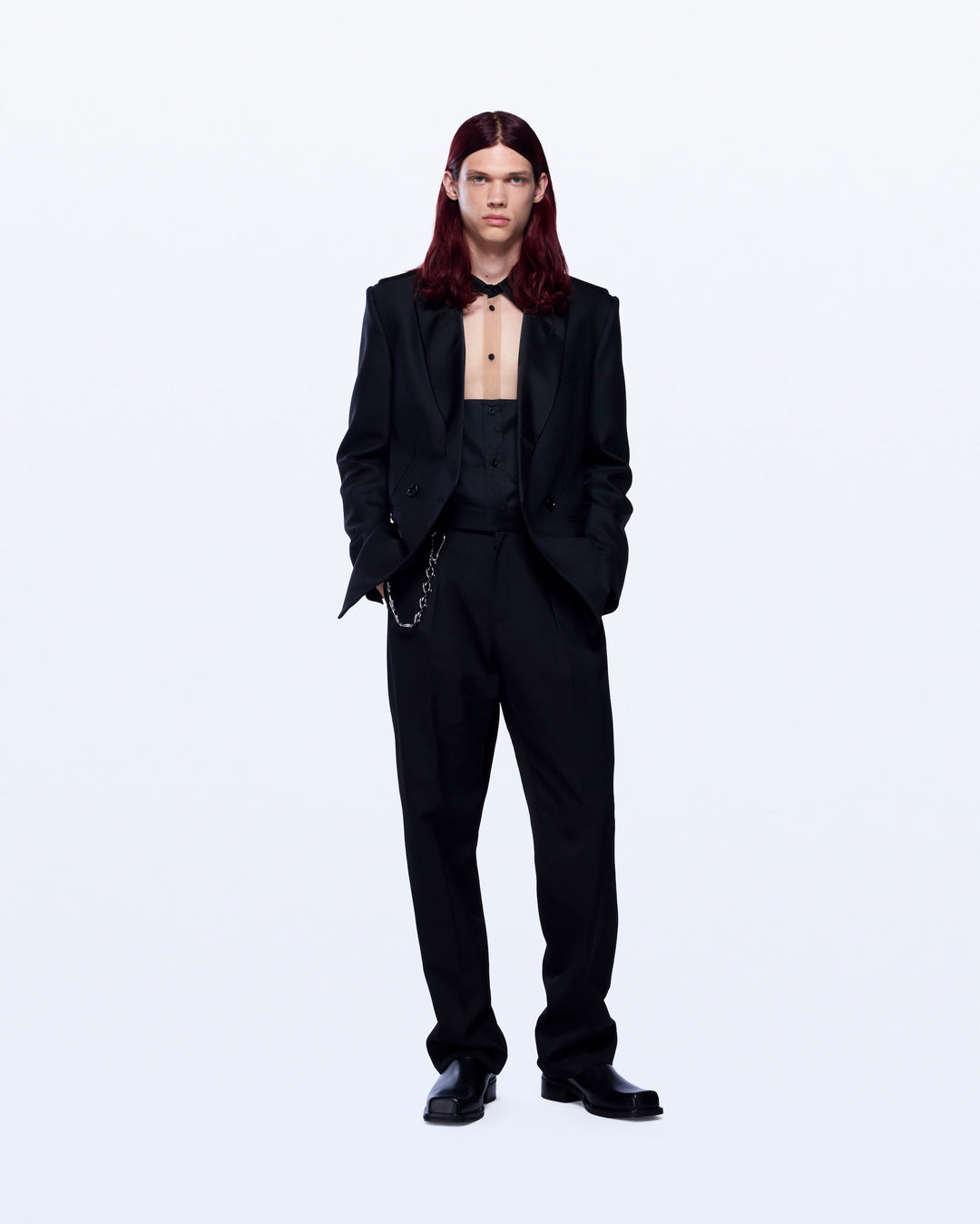 DOUBLE BREASTED TUXEDO JACKET