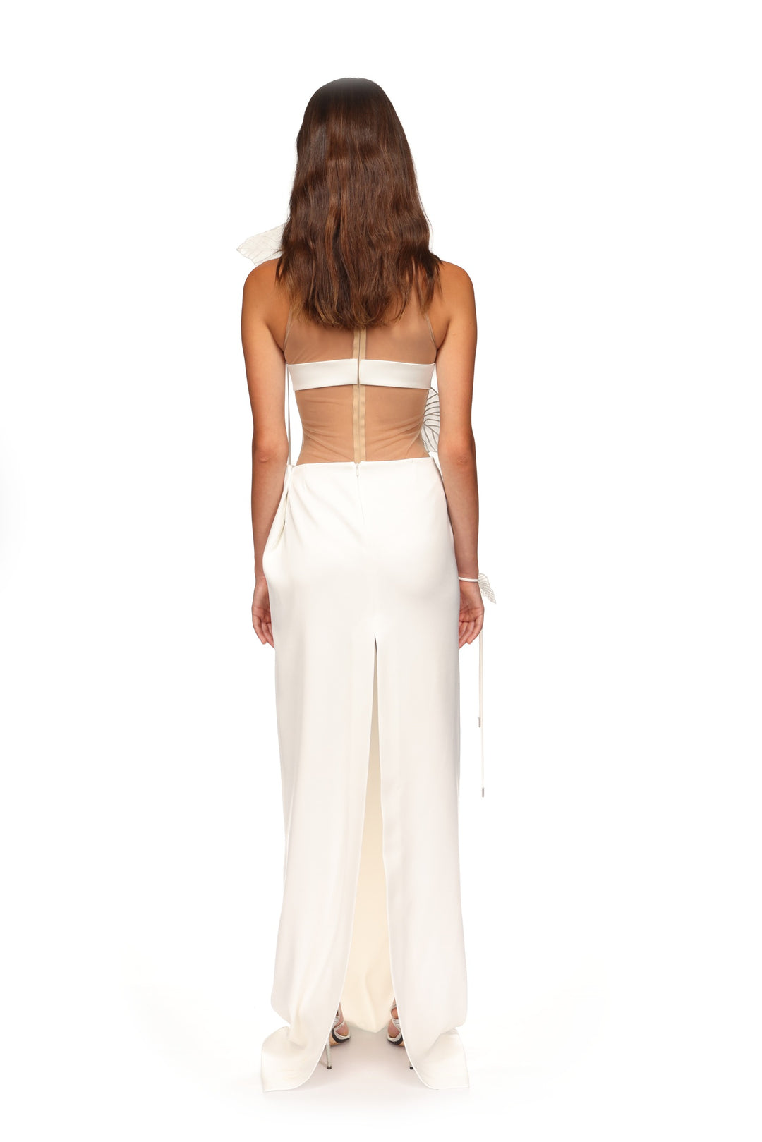 THREAD LEAF CLUSTER EMBROIDERED BODYSUIT