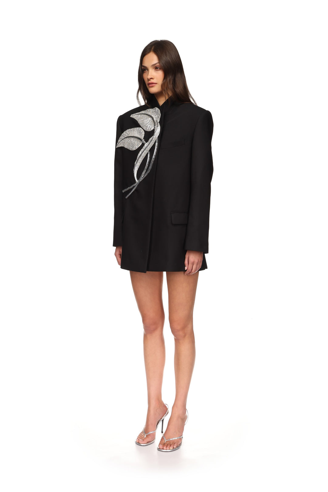CRYSTAL LEAF OVERSIZED JACKET