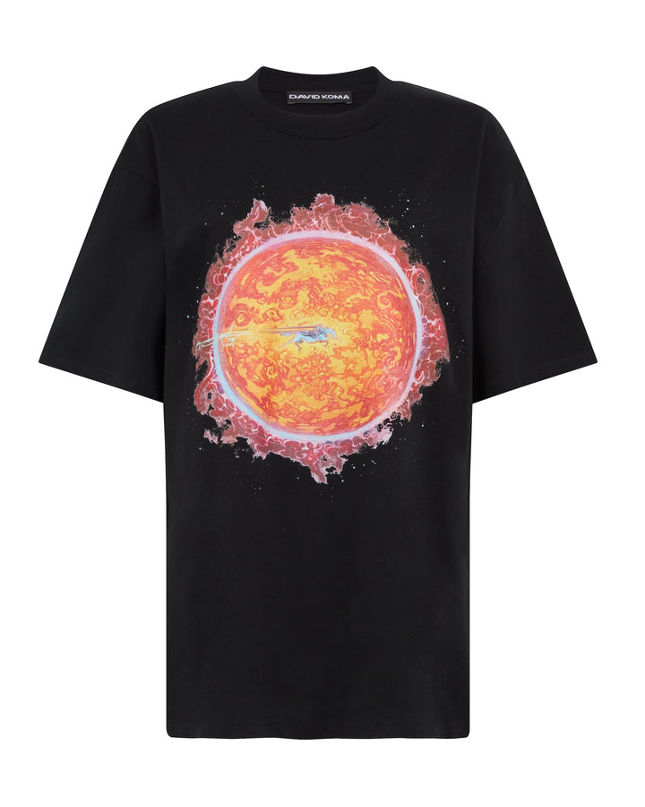 SUPERGIRL x DAVID KOMA PRINT T-SHIRT