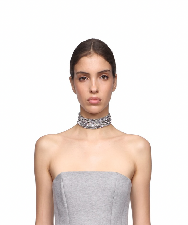 CRYSTAL STRAND CHOKER