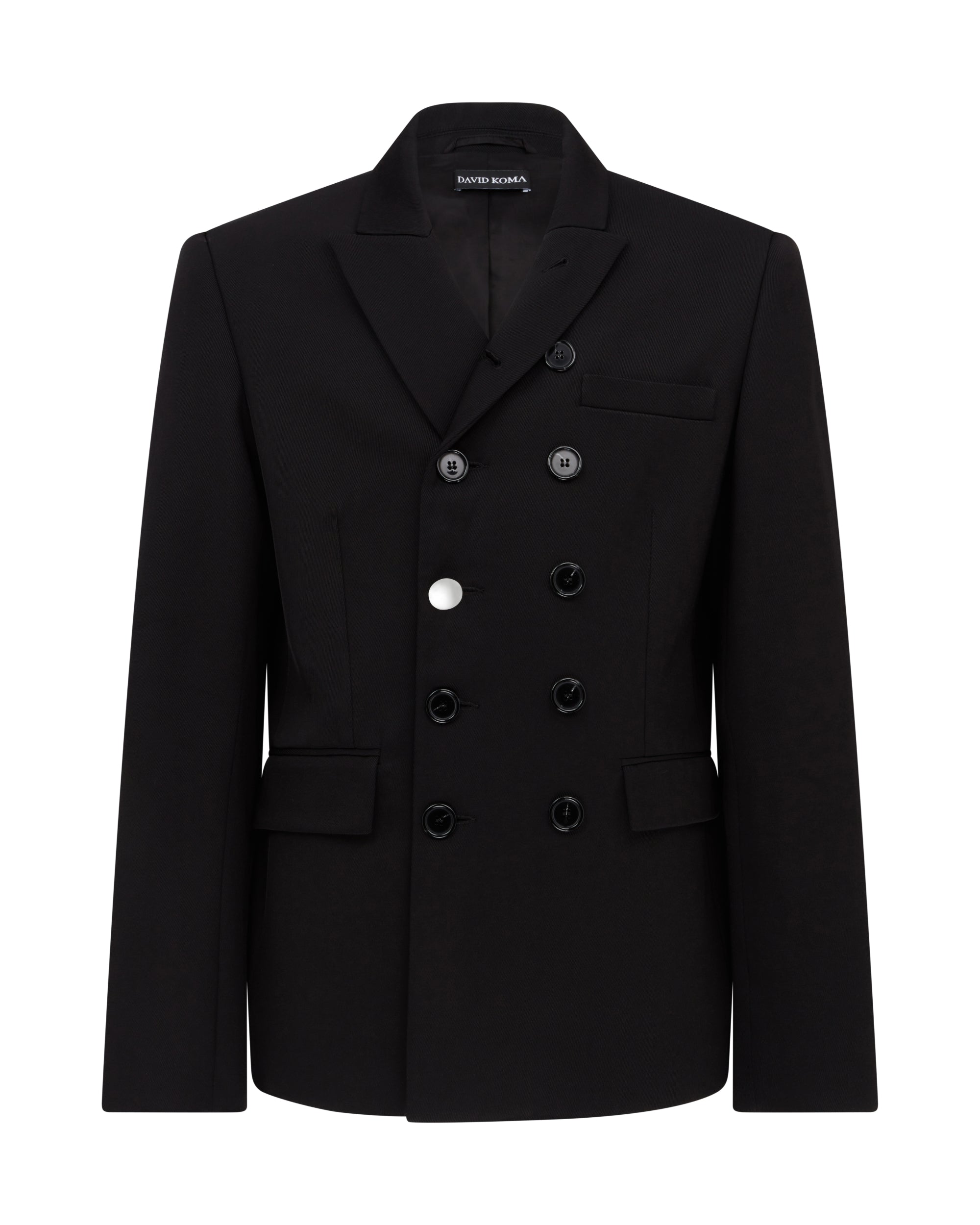 ジャケット DAVID KOMA 'Tailored Tuxedo' blazer Black Jackets – David Koma