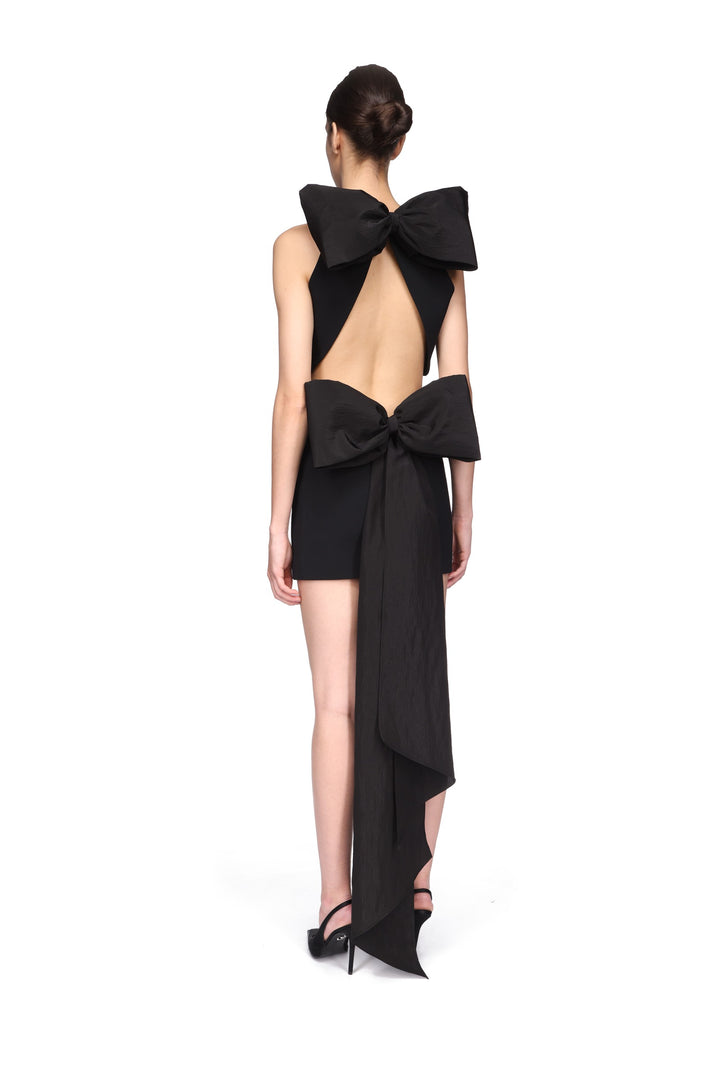 OVERSIZED BOW DETAIL CROP TOP