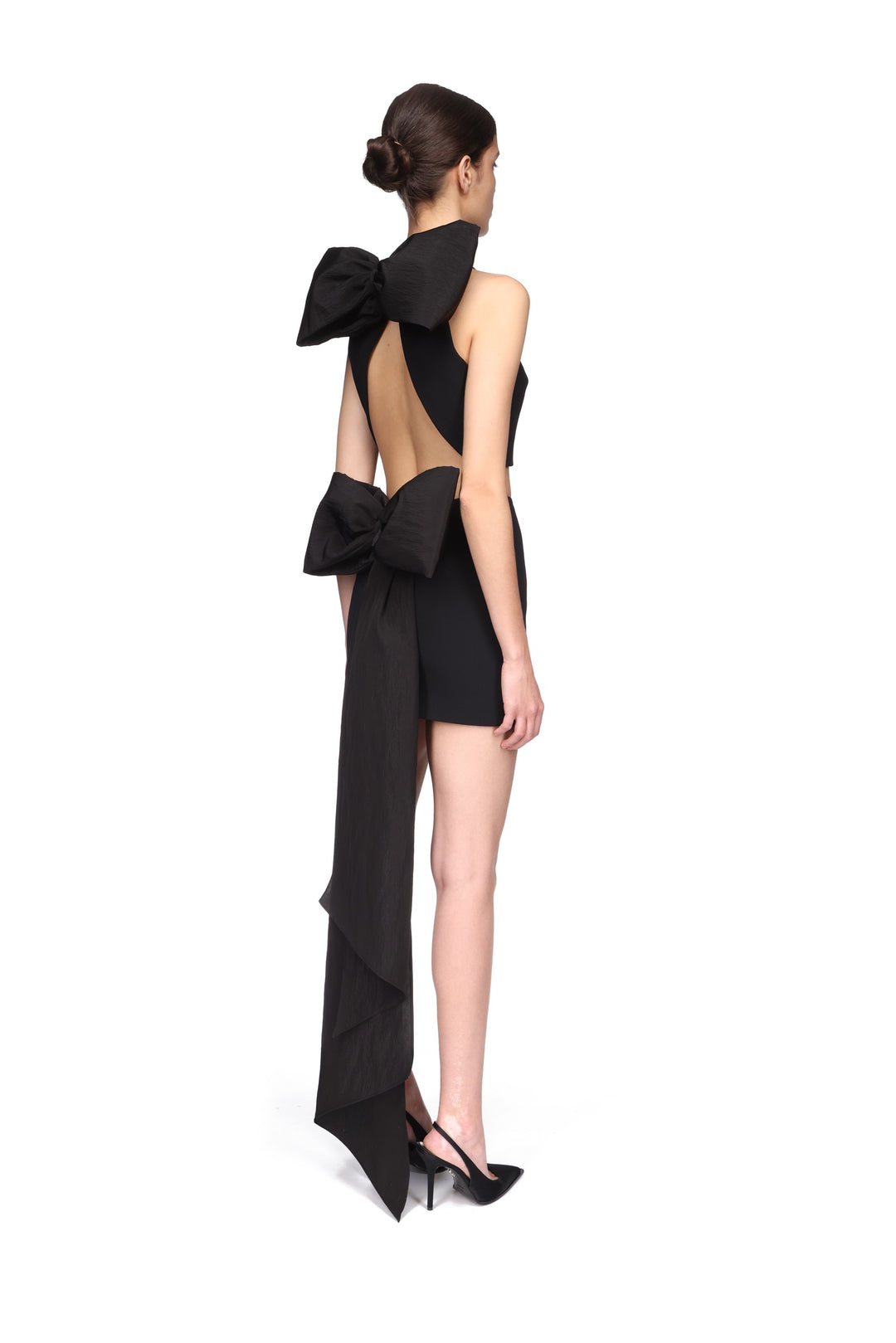 OVERSIZED BOW DETAIL CROP TOP