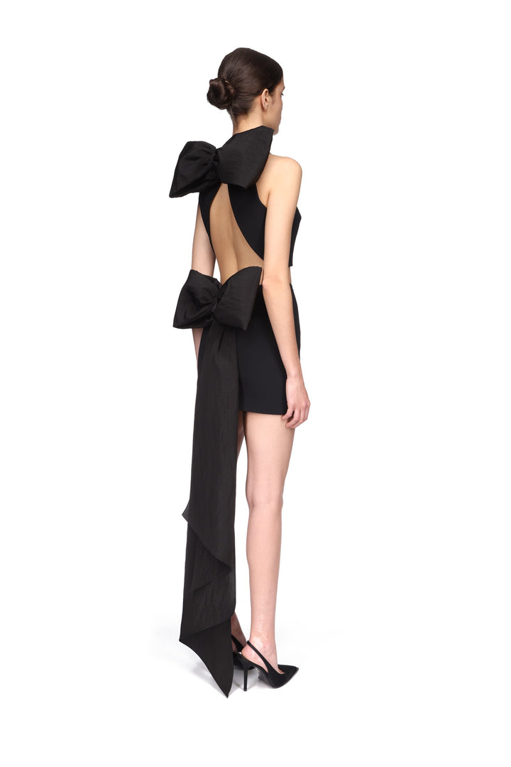 OVERSIZED BOW DETAIL CROP TOP