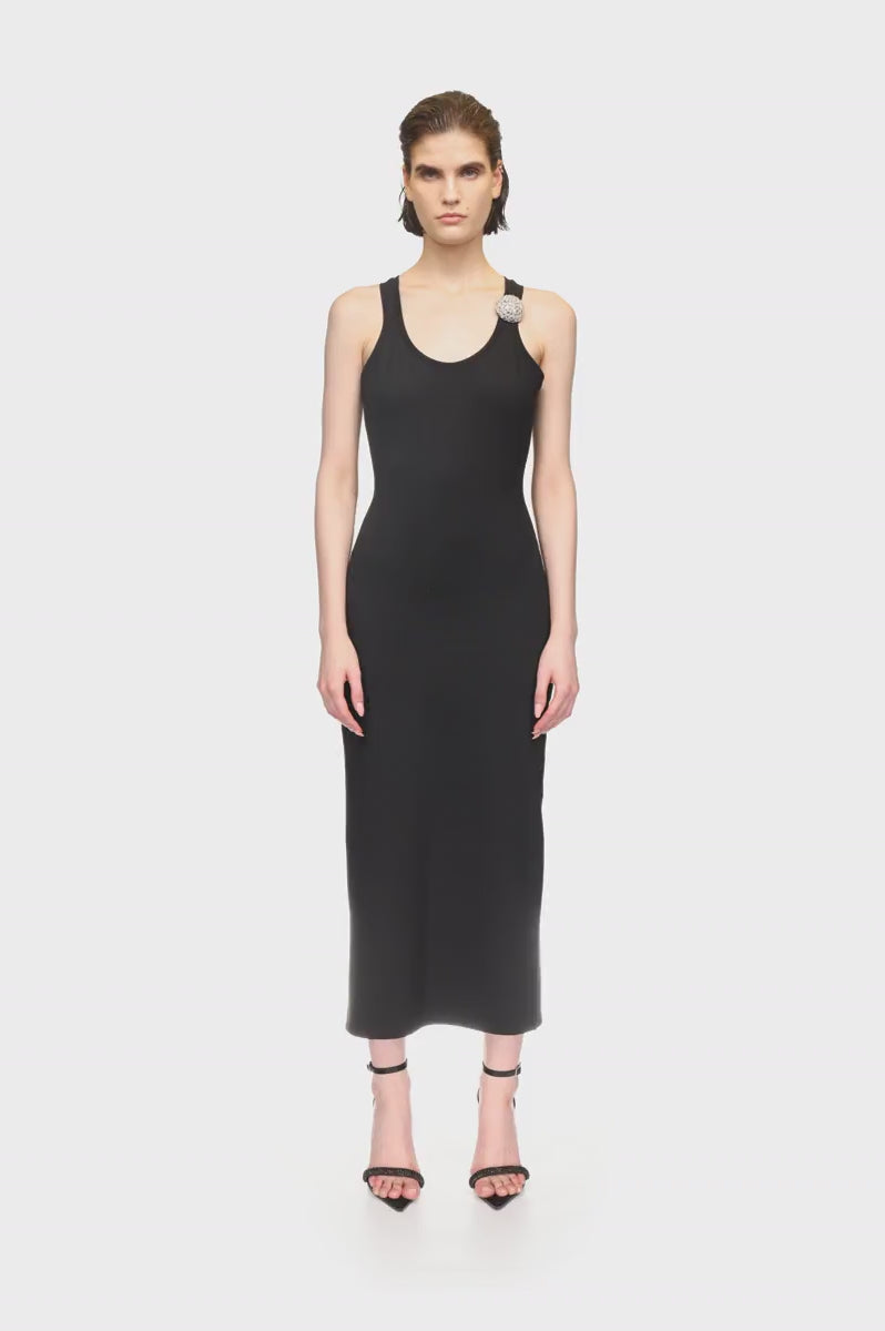 CRYSTAL BALL TANK MIDI DRESS