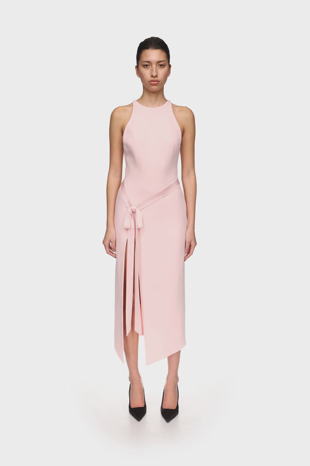 VIP【関税送料無料】希少 DAVID KOMA NEON PINK SATIN DRESS Sequined midi dress in pink - David Koma | Mytheresa