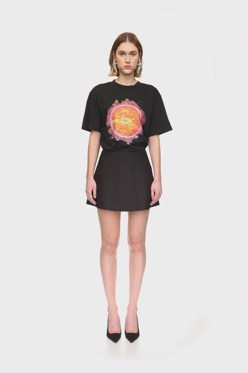 SUPERGIRL x DAVID KOMA PRINT T-SHIRT
