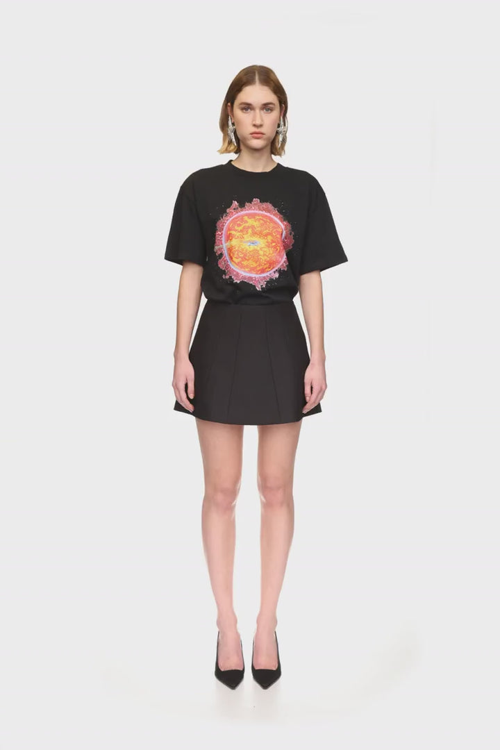 SUPERGIRL x DAVID KOMA PRINT T-SHIRT