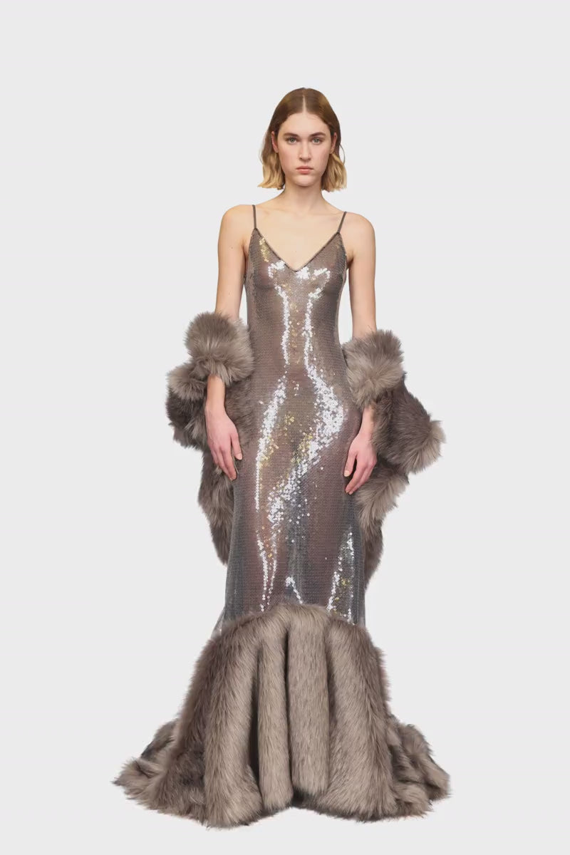 FAUX FUR STOLE