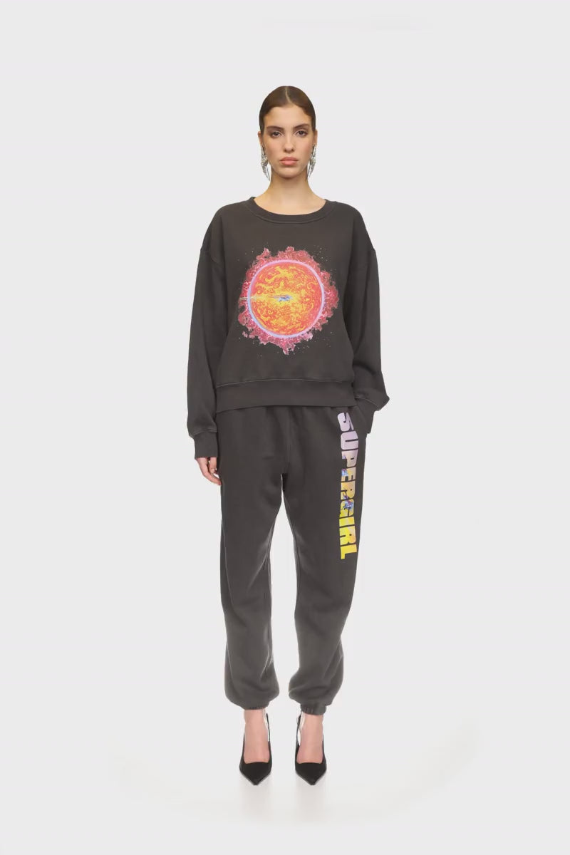 SUPERGIRL x DAVID KOMA PRINT SWEATSHIRT
