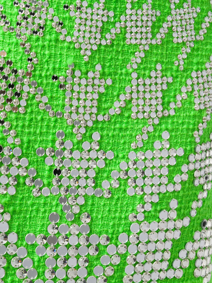 Embroidered mini dress