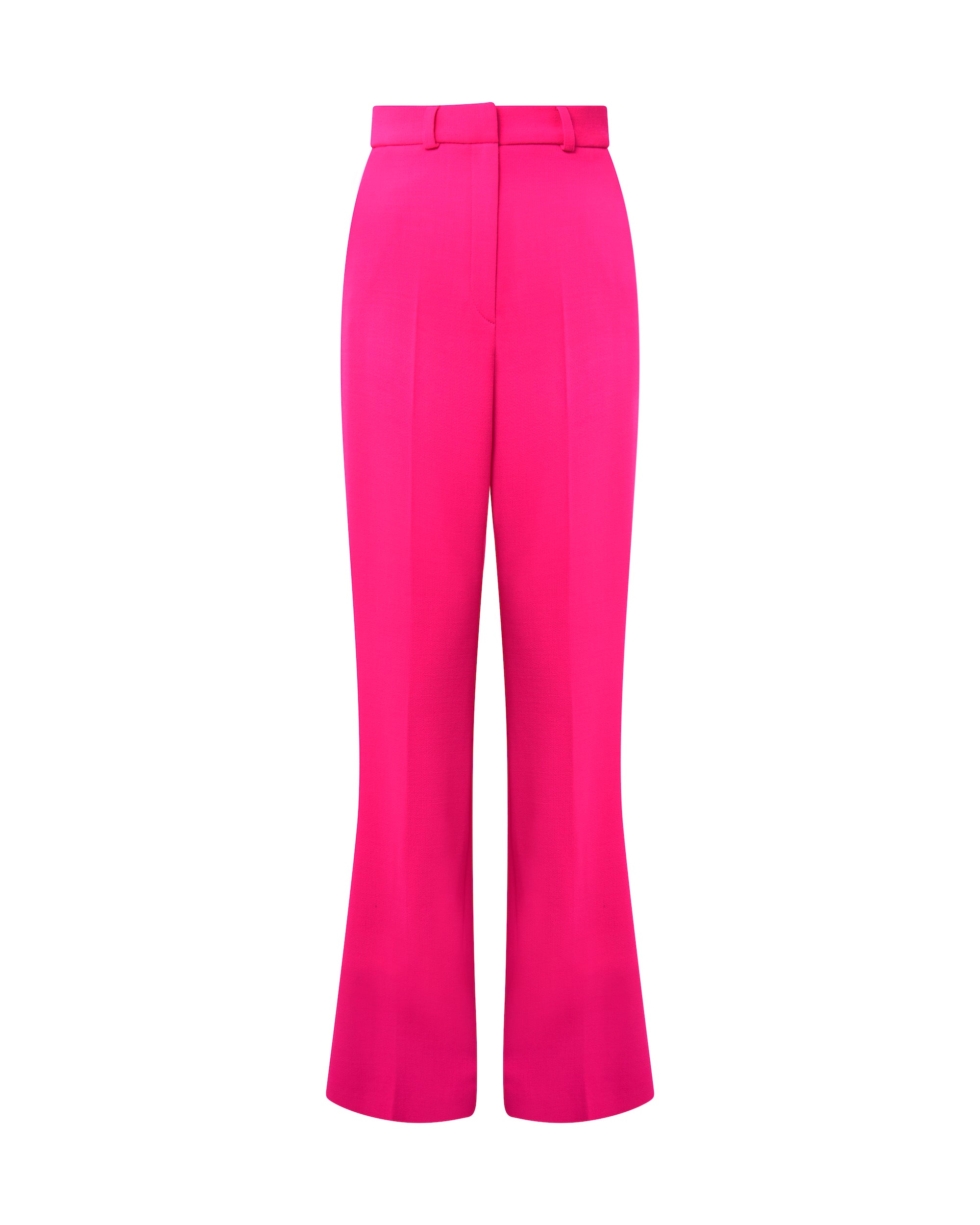 TAILORED FLARED TROUSERS IN PINK – David Koma